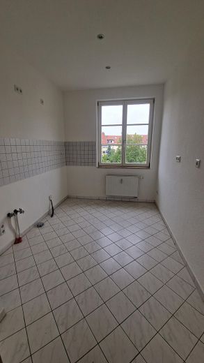 3ZKB in Leipzig Stötteritz mit Blick auf das Völkerschlachtdenkmal – Küche
