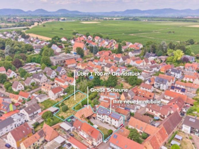 Traumhaftes Anwesen in Insheim: 220 m² Wohnfläche, XXL-Garten, Scheune & lukrative PV-Anlage! – Foto 1