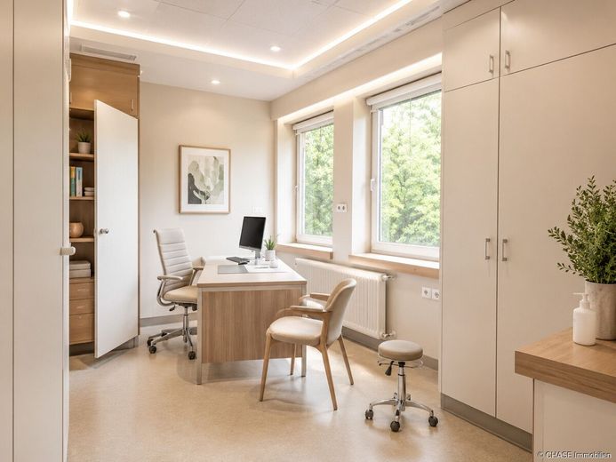 Großzügige Praxis- und Therapieräume im Gesundheitscampus - Gewerbefläche im Erdgeschoss mieten! – Raum 2 Musterbild
