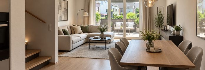 Splendida bifamiliare a Flein - Posizione eccellente - 2,5 bagni - 7 locali - Il sogno di ogni famiglia
