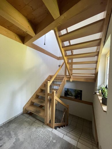 Traumhaftes KfW60 Holzhaus mit zwei Wohneinheiten in Isny Großholzleute – फोटो 23