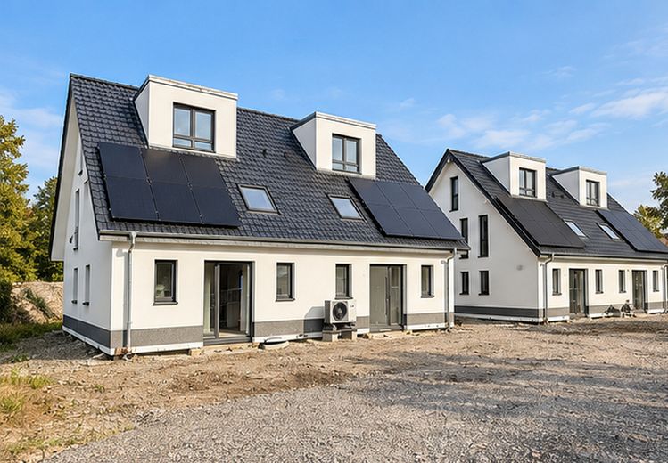 Moderne Neubau-Doppelhaushälfte mit Garten & Studio in Bad Lippspringe – Foto 1