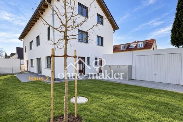 Enerji verimliliği yüksek ev, yapım yılı 2023 (A+, yalnızca 17 kWh), Schwabing-Freimann'da 6 odalı, büyük bahçeli