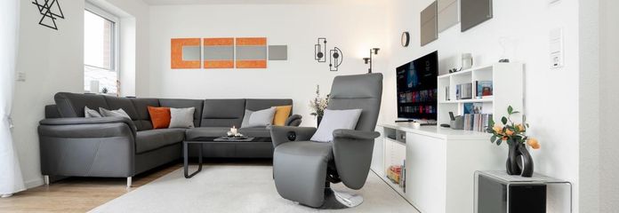 Betreute Wohnanlage Weseke – Kapitalanlage mit Zukunft – Wohn- und Essbereich