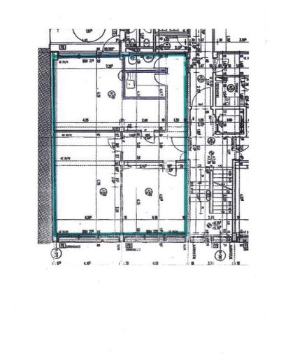 Moderne Büroeinheit mit 3 hellen Räumen unweit Spandauer Arcaden – Grundriss 2. OG links