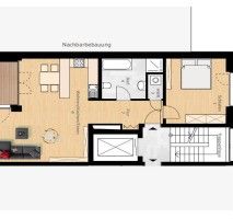 2-Zimmer-Neubauwohnung mit gehobenem Standard und 2 Balkonen – Foto 6