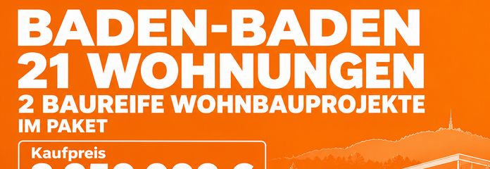 BADEN-BADEN – 21 VIVIENDAS – PROYECTOS RESIDENCIALES LISTOS PARA CONSTRUIR EN UN PAQUETE