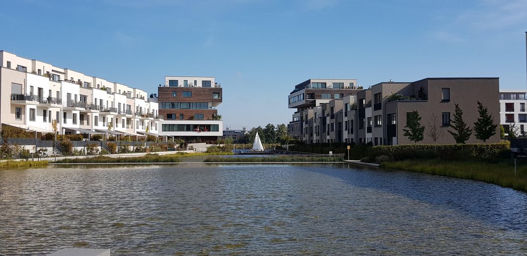 Investimento perfetto: appartamento di 2 locali - con vista sull’acqua e senza provvigione – Blick vom Balkon bis zur Dahme