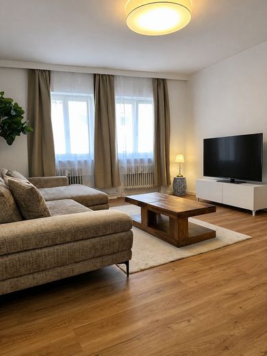 Altstadtquartier T13 - Hochwertig möblierte Altbau Wohnungen – Gemütliches Wohnzimmer