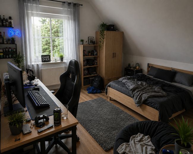 Einfamilienhaus mit Pool und großem Garten – Kinderzimmer