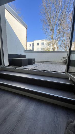Blick auf die Dachterrasse 