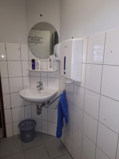 Gewerbe Halle für Handwerk, Praxis oder Verkauf in Zell - Barl – 2.Toilette m. Duschgelegenheit