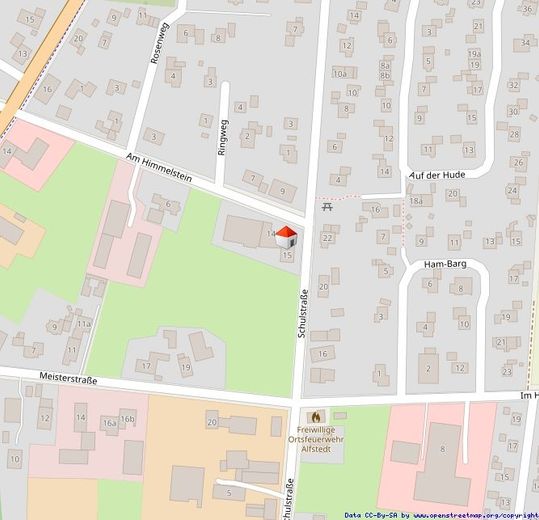 Mehrfamilienhaus mit 11 Wohnungen in guter Lage von Alfstedt - TOP Investment – Lageplan