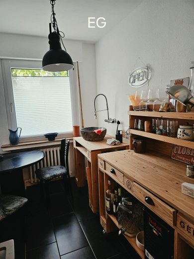 Top gepflegtes Haus*traumhafter Garten*zentrumsnah & naturverbundener Stadtteil Köln*3 Wohnkonzepte – EG Küche