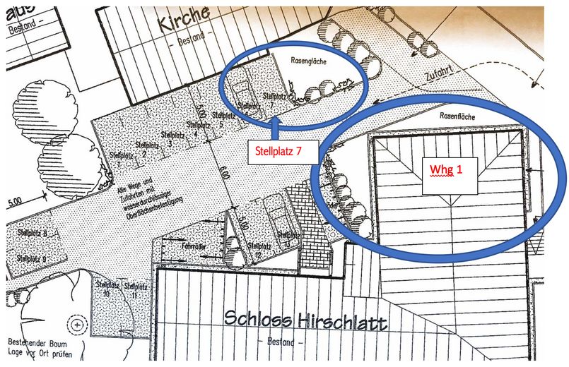 Apartament zamkowy nad Jeziorem Bodeńskim – osobne wejście, szybki internet do pracy z domu, dostępny od zaraz – Whg 1 und Stellplatz 7