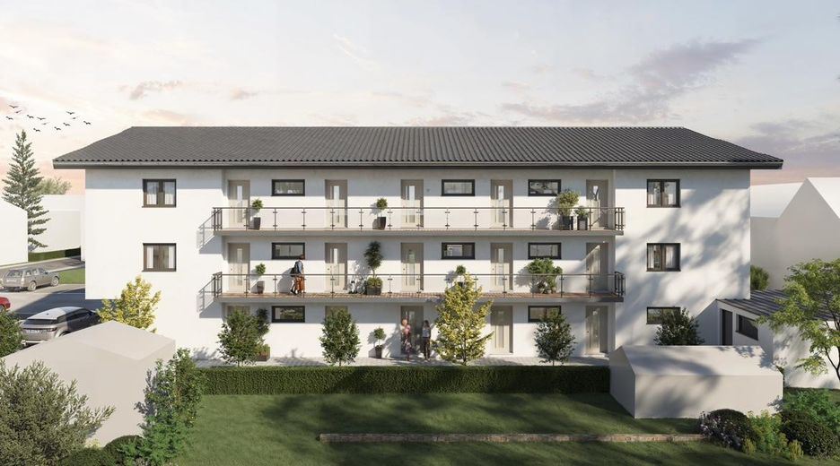 Neubau MFH - 10% Abschreibung KFW 40QNG in zentraler Lage Hengersberg - nur noch 1 ETW Vefügbar ! – Ansicht Ost