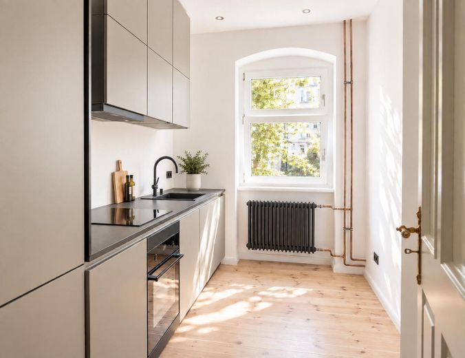 Primera ocupación de un edificio antiguo en Prenzlauer Berg entre Kollwitzkiez y Winsviertel | Sin comisión – Küche