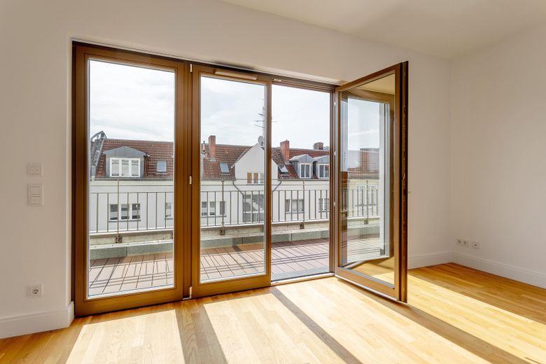 H9-Penthouse 1 → Luxuriöses Penthouse mit Dachterrasse und Panoramablick – Wohnzimmer