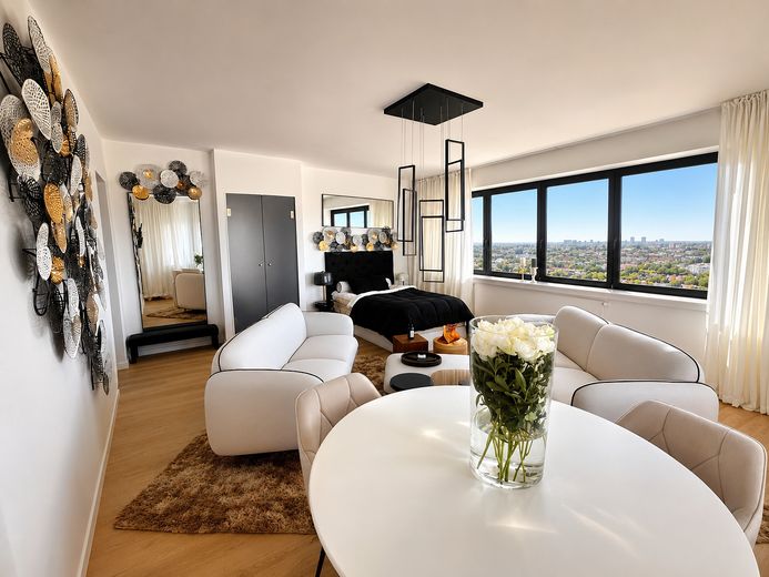 Fully furnished high-rise residence – 29F/ W1 – panoramic views over Hamburg – Foto 4