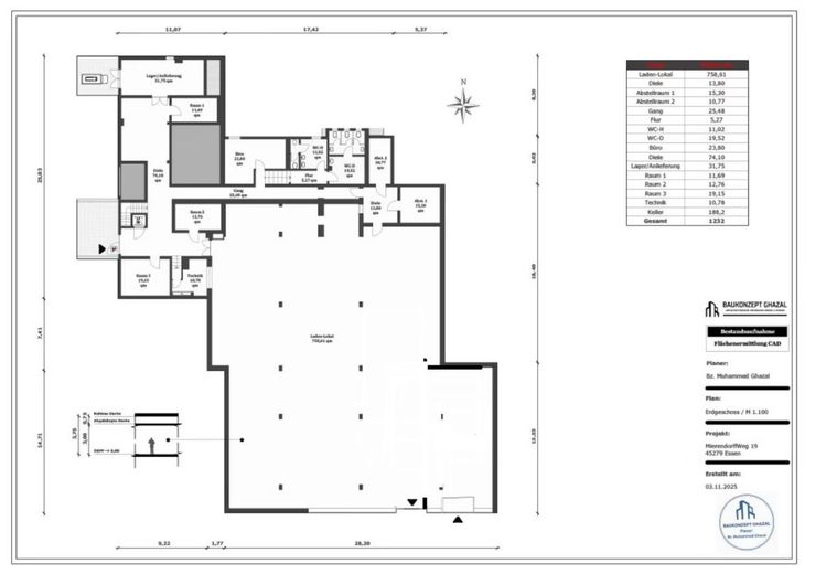 Ladenlokal Einzelhandel Halle Lager Praxis Gewerbe Gastro Sporthalle Freizeit zu vermieten – Foto 28