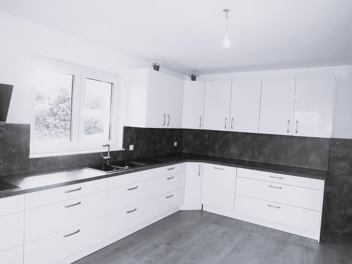 Modernes KFW 55 Einfamilienhaus – Küche