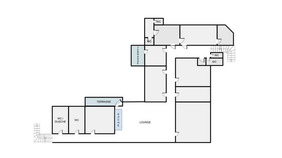 Großzügige Loft-Bürofläche in Kreuzberger Top-Lage Nähe Paul-Lincke-Ufer – Grundriss / Raumplan