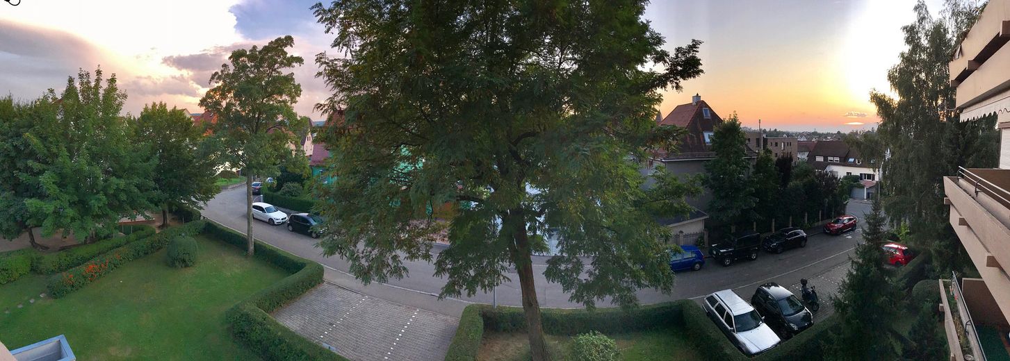 Ausblick Balkon