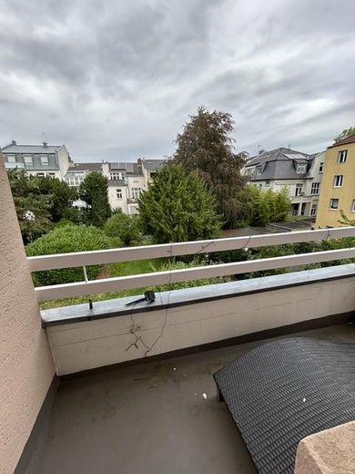 Leerstehende 2 Zimmer WHG mit 2 Balkonen in Bonn-Poppelsdorf – Balkon Schlafzimmer