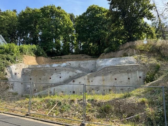 Fertige Hangsicherung