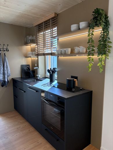 Komfort-Loft in Toplage mitten im Zentrum von Erlangen – Küchenzeile