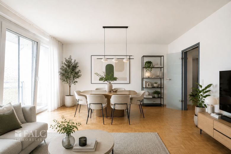 Attraktive Kapitalanlage: Modernes Wohnen mit Weitblick in Neuperlach – Einrichtungsbeispiel Essbereich
