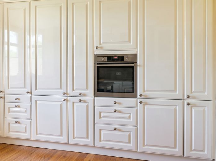 centrally located apartment in a listed historic villa – Einbauküche