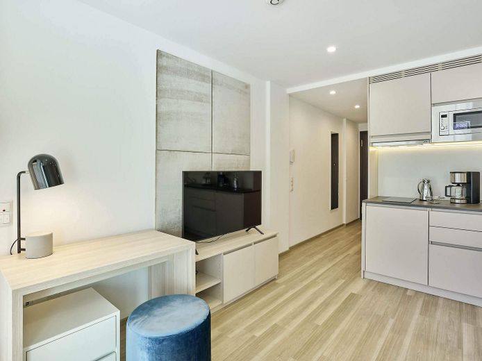 Arbeitsbereich und TV