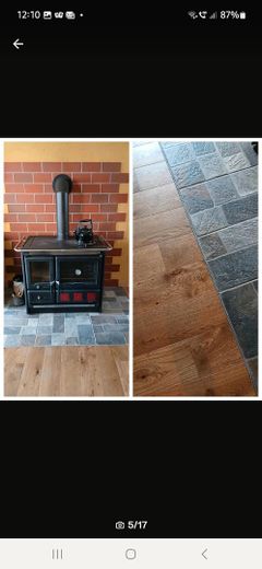 Platzwunder mit ländlichem Charme – echt Holz Eichenparkett