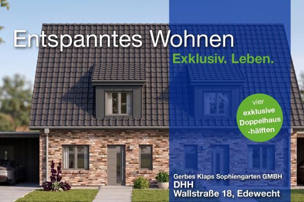 Exklusive Neubau-Doppelhaushälften in Edewecht