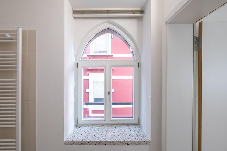 1 ZiKB Terrasse - Wohnen im LöwenBau - E1-W01, 43 m² - 850 € FLAT (inkl. Betriebsk) – Bad mit Aussenfenster 