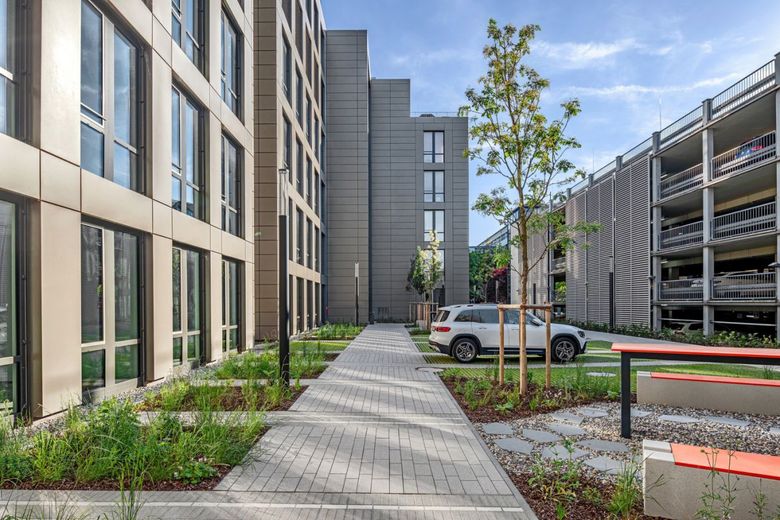 ATIK: Moderne, lichtdurchflutete Büroflächen im THE HUB Walldorf – Außenansicht