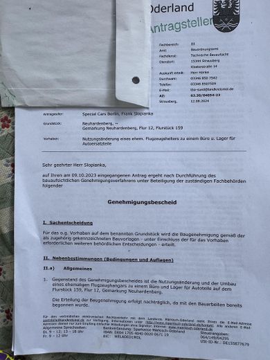 Baugenehmigung