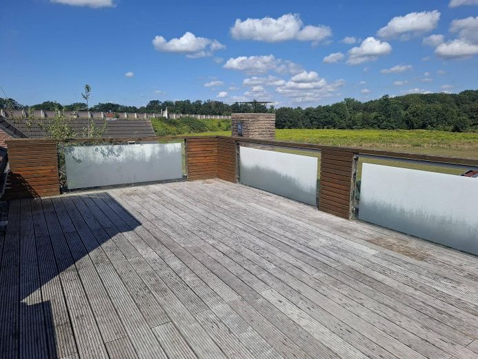 Maisonette-Wohnung, 5ZK2B, Balkon + Dachterrasse, ruhige Wohnlage von Bielefeld-Senne – Dachterrasse