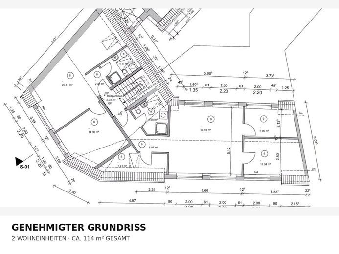 Genehmigtes DG-Ausbauprojekt | 2 Wohnungen | ca. 114 m² | Krefeld – Foto 2