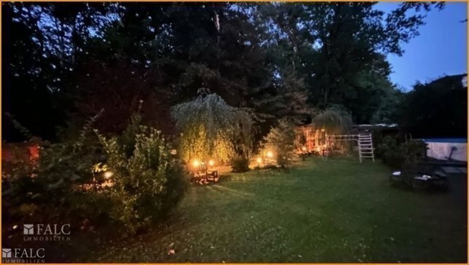 Garten am Abend