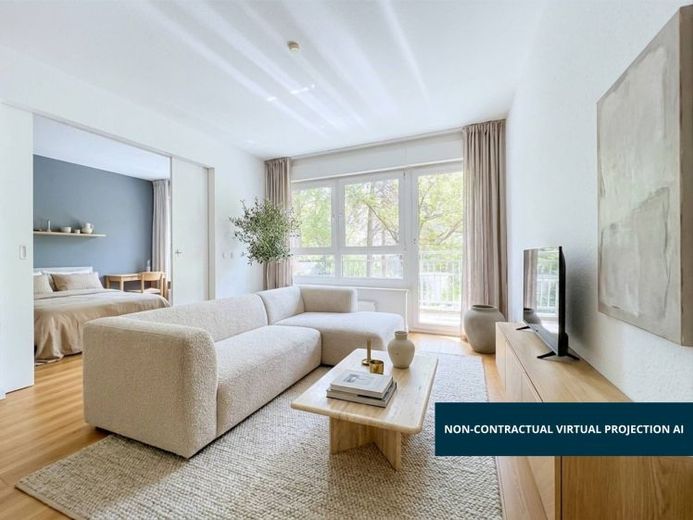 Praktisches City-Apartment Prenzlauer Berg mit 2 Zimmern und großem Balkon. – Foto 1