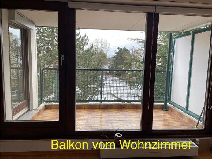 Blick vom Wohnzimmer