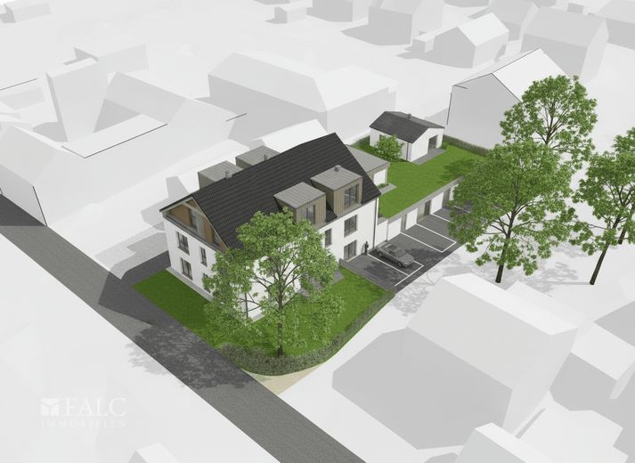 Projektgrundstück in Pulheim-Dansweiler - Wohnen im Grünen, Köln ganz nah – Beispiel MFH_visuelle Darstellung