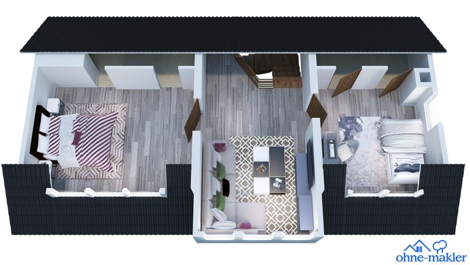 Großzügiges 8-Zimmer-Wohnhaus auf drei Wohnebenen in Aßlar-Berghausen – Dachgeschoss