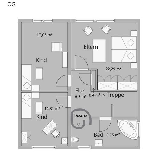 Grundriss OG