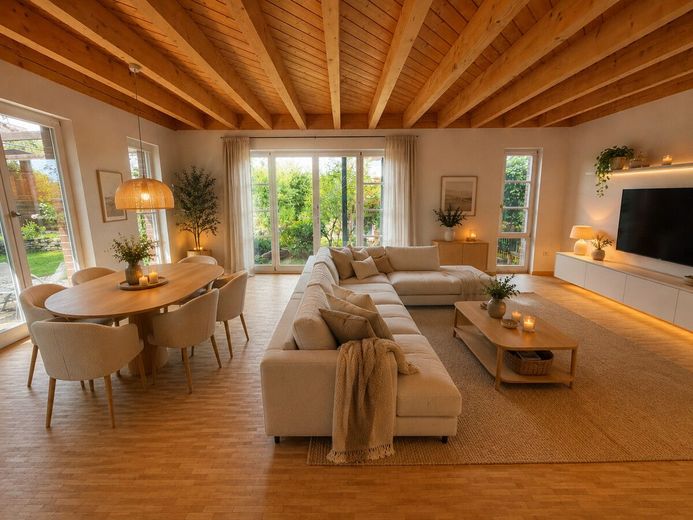 Ökologisches Architektenhaus mit Charakter - Wohnen im Einklang mit der Natur – Wohnbeispiel