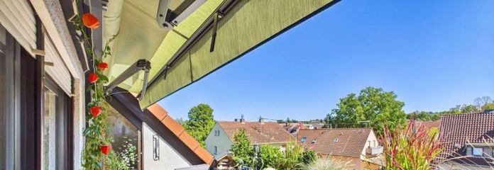 Vue panoramique sur Bad Kreuznach – appartement modernisé à KH Süd, ascenseur et parking souterrain inclus