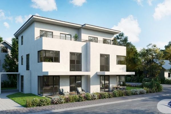 İnşaat başladı - Rosenheim merkezine yakın yeni ikiz ev