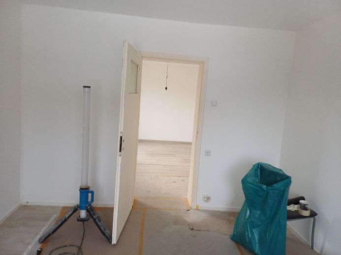 Schlafzimmer Blick Wohnzimmer